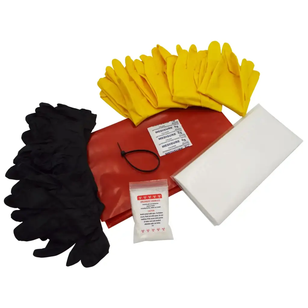Blood Spill Kit Safety Signs & Equipment